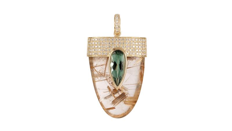 Quartz Crystal Charm